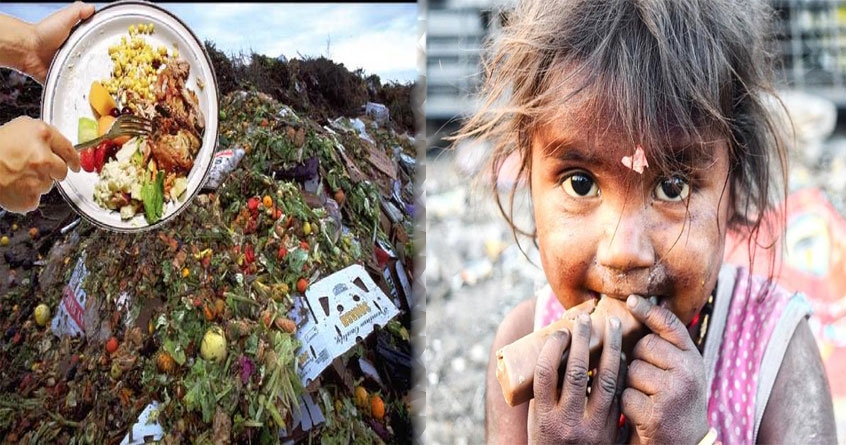 wasting food is a social crime
