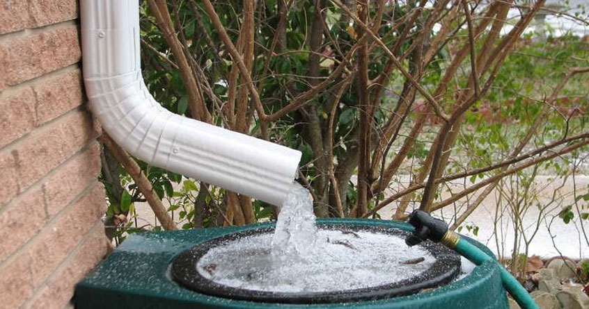 save rainwater