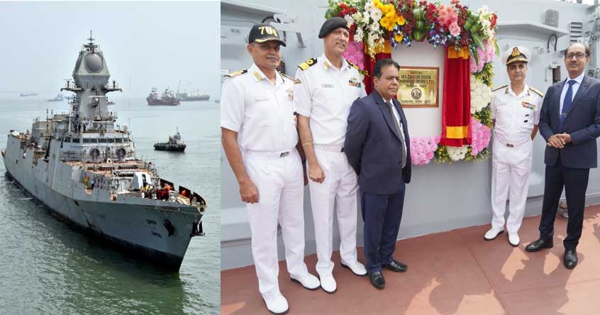 Indian Navy gets third guided missile destroyer Imphal
