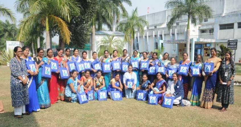 women of bachat group celebrated jal diwali