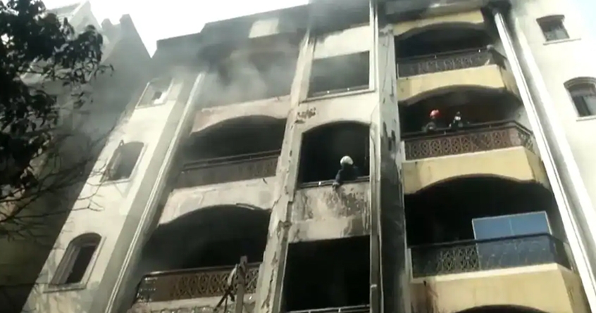 hyderabad-apartment-fire-tragedy-nampally - Abhijeet Bharat