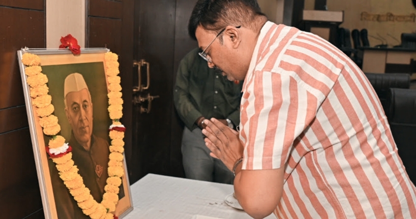 nehru-jayanti-tributes-nagpur-offices - Abhijeet Bharat
