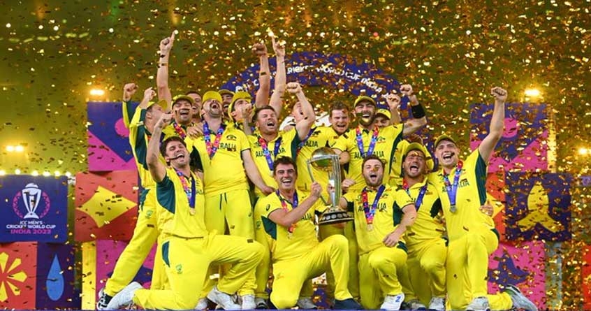 Australia beat India by 6 wickets in the ICC World Cup finals