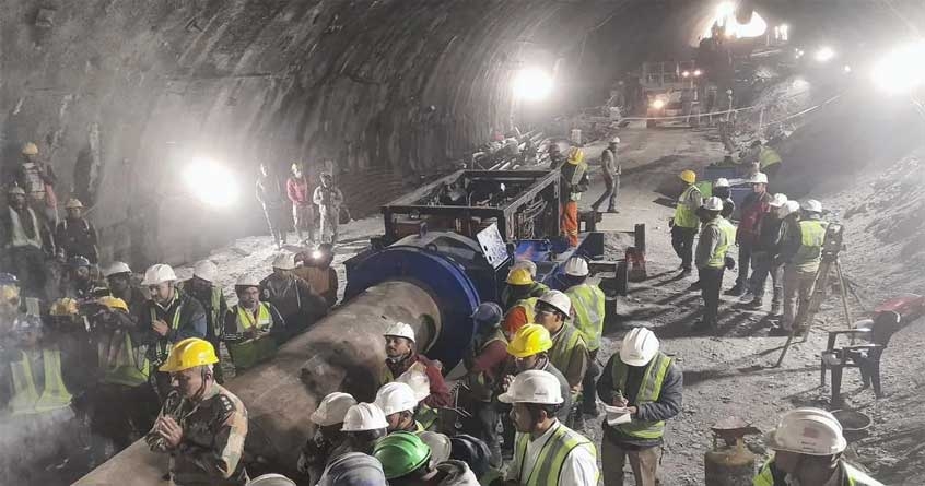 Rescue operation at Silkyara
