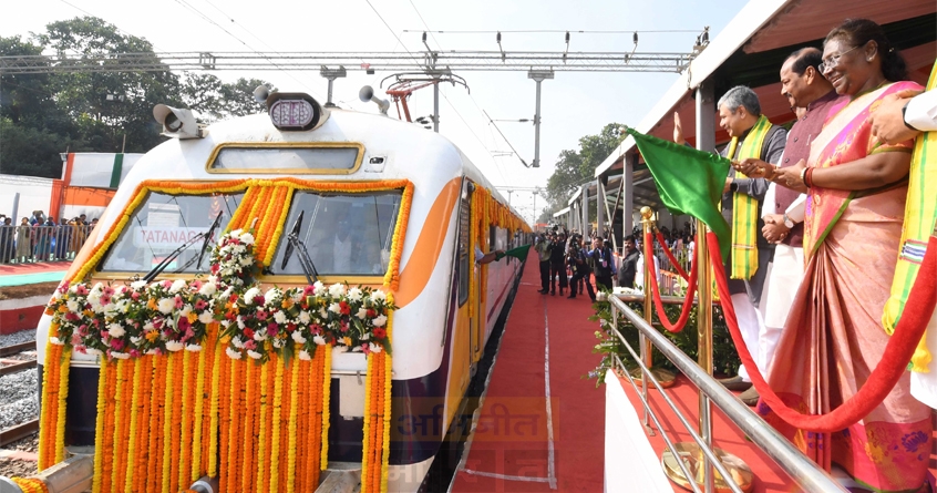 rashtrapati-inaugurates-new-trains-badampahar - Abhijeet Bharat
