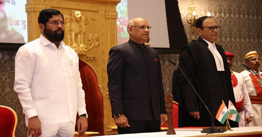 ramesh bais took oath as maharashtra governor
