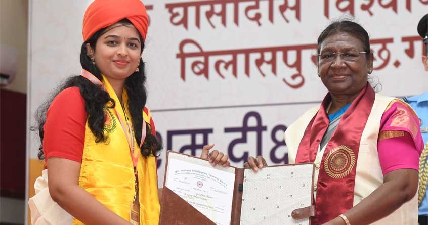 President Murmu at Guru Ghasidas Universitys 10th Convocation President Murmu at Guru Ghasidas Universitys 10th Convocation