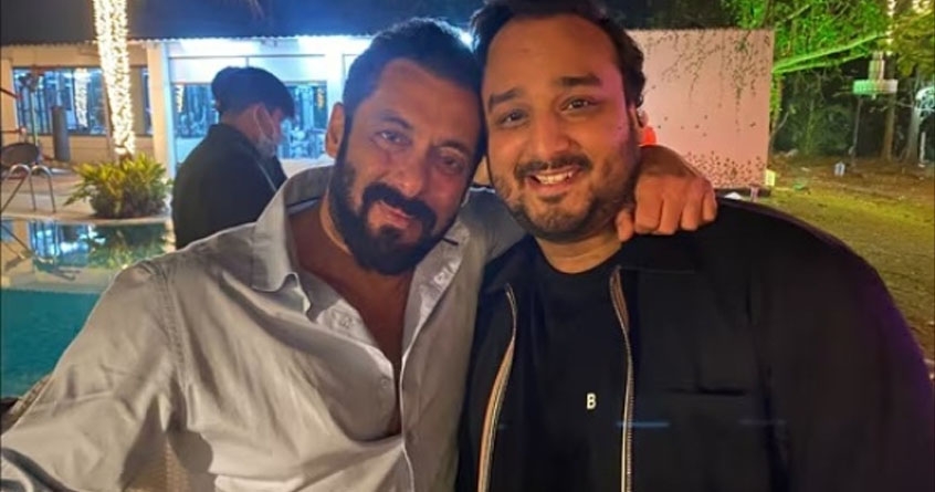 Actor Salman and Zeeshan Siddiqui 