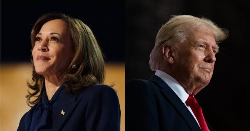 The race between Donald Trump and Kamala Harris