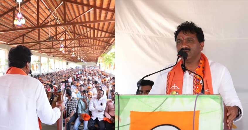 Raju Parves Jansamwad Rath Yatra in Hingana assembly constituency