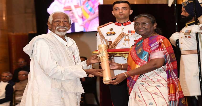 Shankar Baba Papalkar honored with Padma Shri award