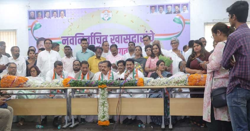 Nana Patole in Meeting of newly elected MPs of Congress