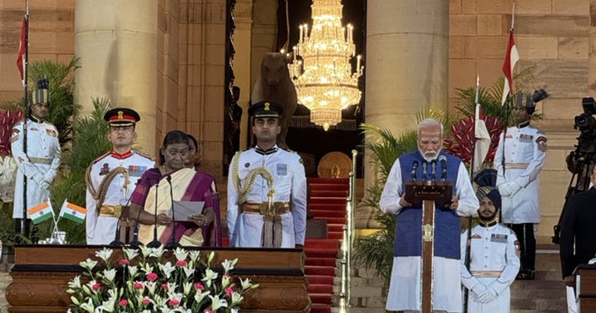 Narendra Modi took oath as Prime Minister for the third time