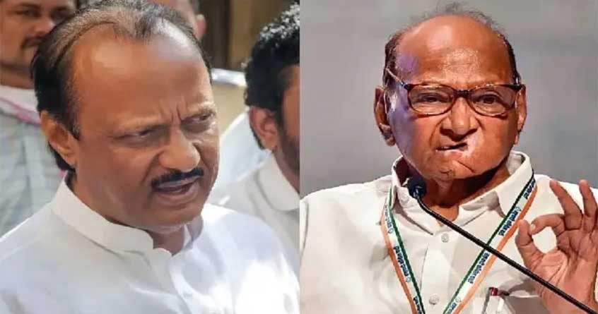 NCP Ajit Pawar and Sharad Pawar