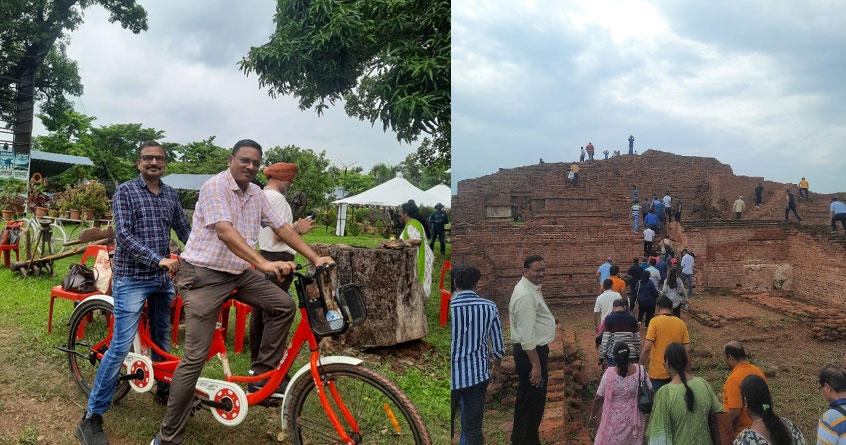 Study tour of Ramtek heritage sites by IRS officials