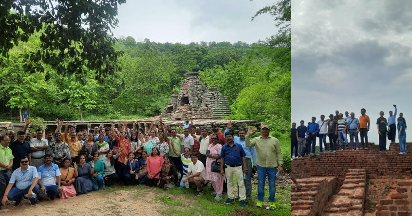 Study tour of Ramtek heritage sites by IRS officials