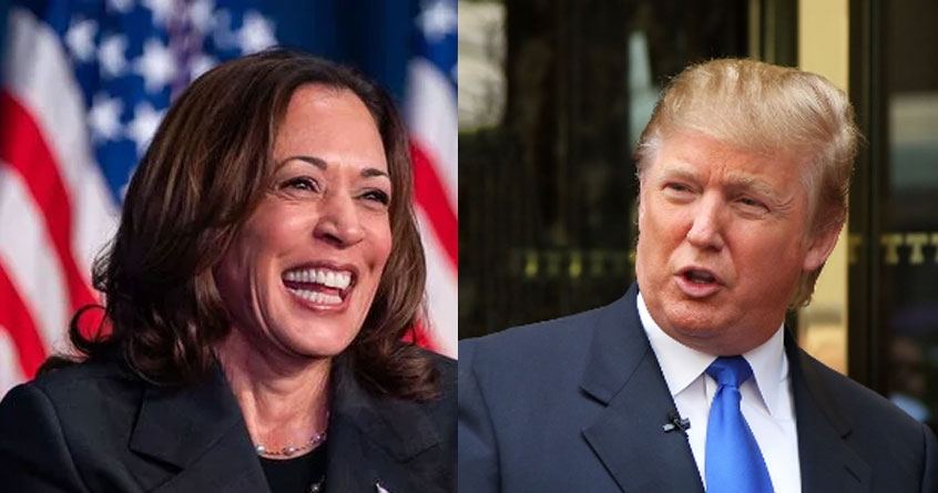 Donald Trump vs Kamala Harris in America