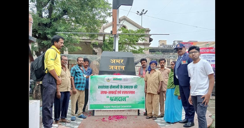 Cleaning of Amar Jawan Memorial on Kargil Victory Day