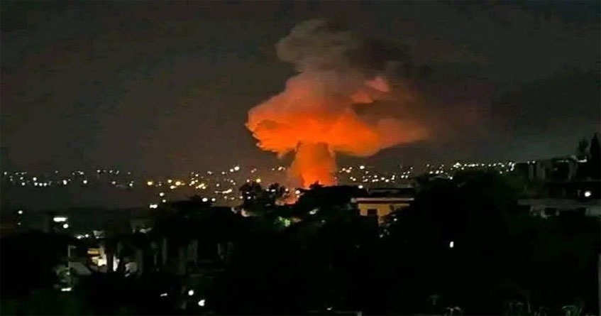 Pakistan airstrikes Kabul Explosions rock city at night