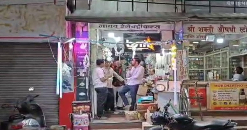 Theft At shop Madhav Electric