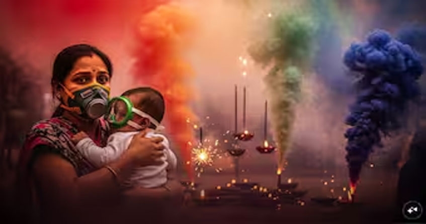 Diwali smoke