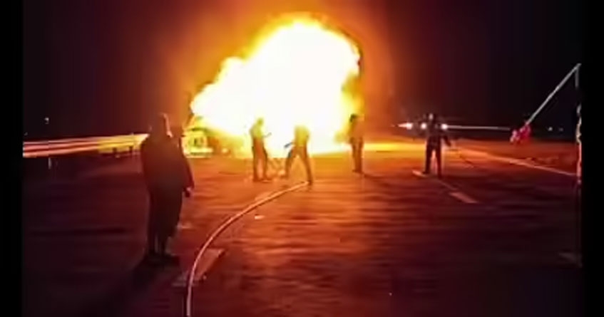 Massive fire breaks out Massive fire breaks out