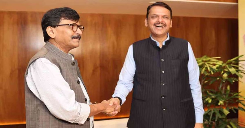 CM Fadnavis and Sanjay Raut