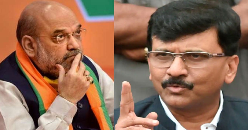 Amit Shah and Sanjay Raut