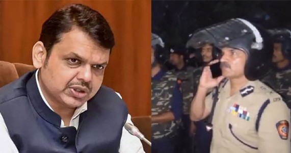नागपूर हिंसाचारात जखमी झालेले डीसीपी कदम यांच्या प्रकृतीची मुख्यमंत्र्यांनी केली विचारपूस