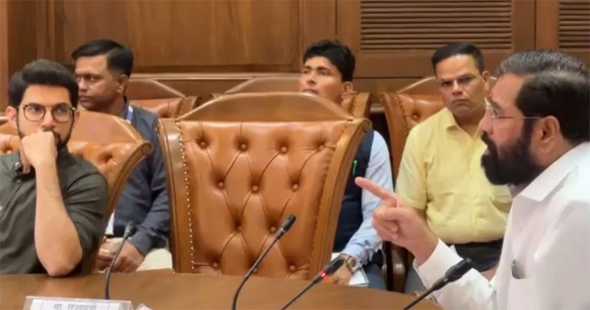 Aditya Thackeray and Eknath Shinde