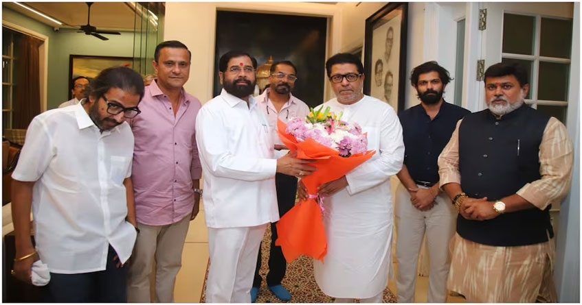 Eknath Shinde meet Raj Thackeray