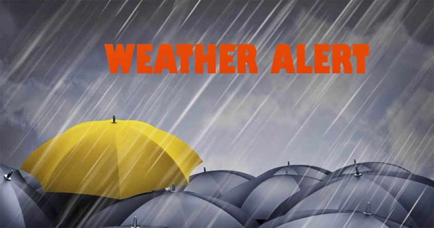 Rain warning