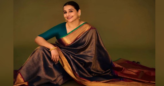 हिंदी सक्तीच्या वादात विद्या बालनची खास प्रतिक्रिया; मराठी लूकमध्ये रील शेअर करत दिला भाषेला मान