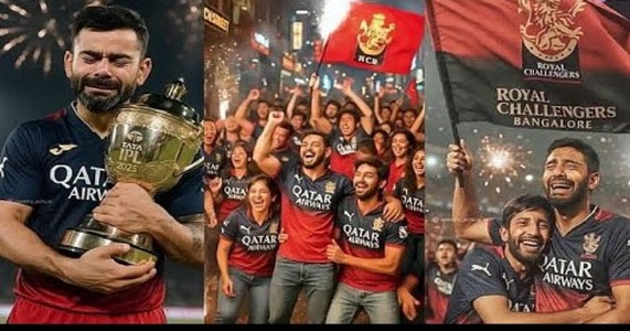 विराट कोहलीच्या RCB ने इतिहास घडवला; मैदानावर धावत रवी शास्त्रींना दिली प्रेमळ झप्पी!