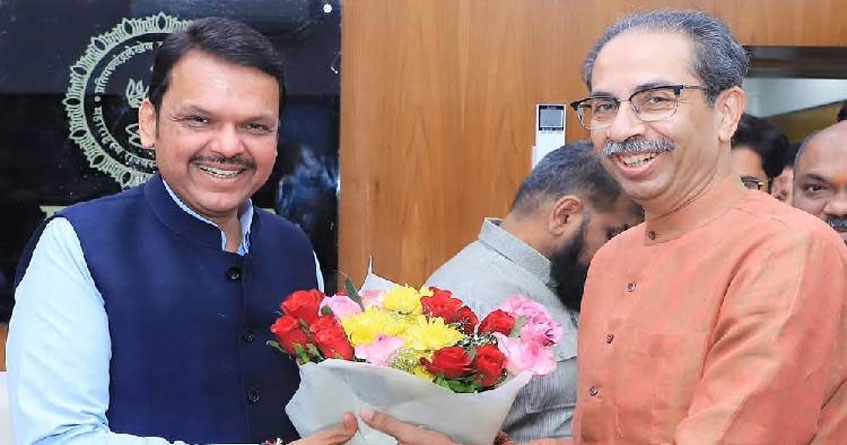 Uddhav Thackeray wishes Devendra Fadnavis Uddhav Thackeray wishes Devendra Fadnavis