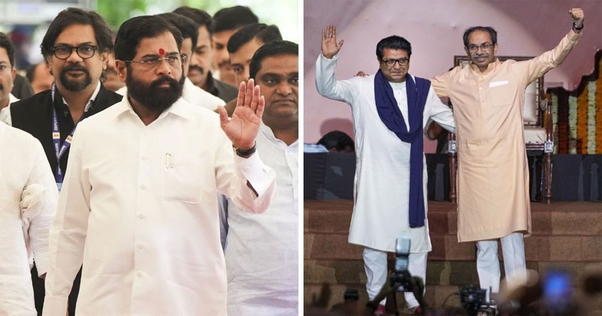 Eknath Shinde indirect attack on Uddhav-Raj