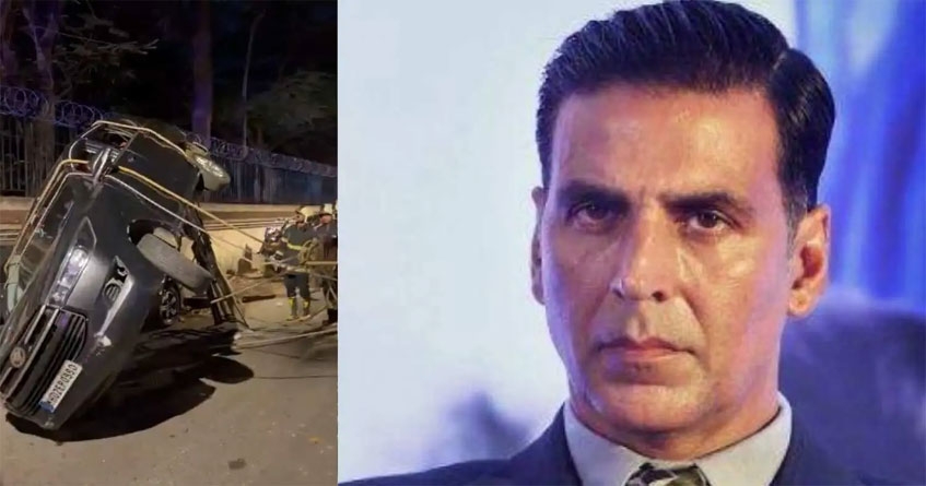 Akshay Kumar car meets with accident in Juhu