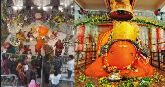 नागपुरात गणेश जयंती भक्तिभावात साजरी; टेकडी गणेश मंदिरात फुलांची आरास, भाविकांची लक्षणीय गर्दी