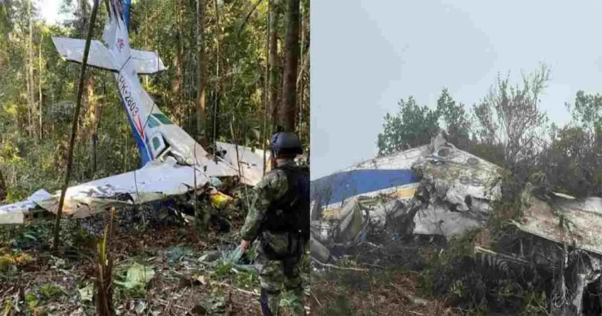 Colombia Plane crashes