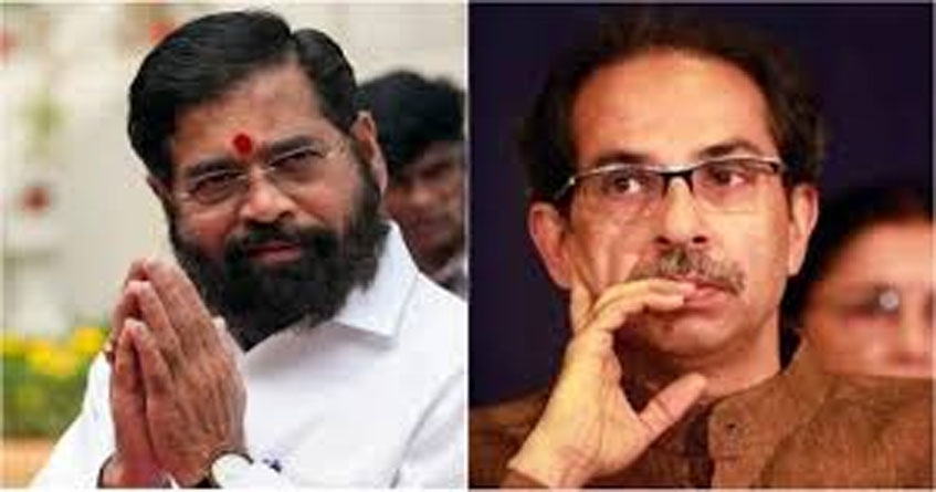 Eknath Shinde Uddhav Thackeray