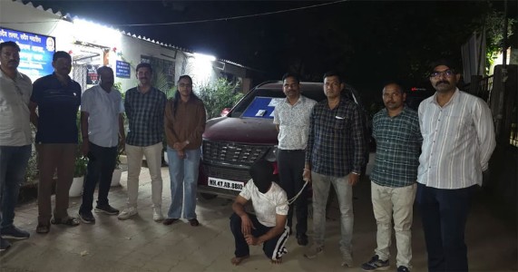 नागपूरच्या हसनबागमध्ये मध्यरात्री कारमधून फायरिंग; वणीहून आरोपी जेरबंद