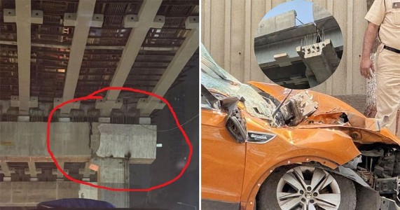 मुलुंडमध्ये मेट्रोच्या उभारणीदरम्यान स्लॅब कोसळला; एकाचा मृत्यू, कुटुंबियांना ५ लाखांची मदत