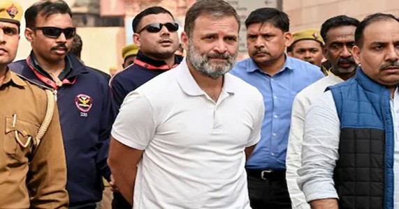 राहुल गांधी सुलतानपूर न्यायालयात हजेरीसाठी लखनऊत दाखल; मानहानी प्रकरणात नोंदवणार जबाब