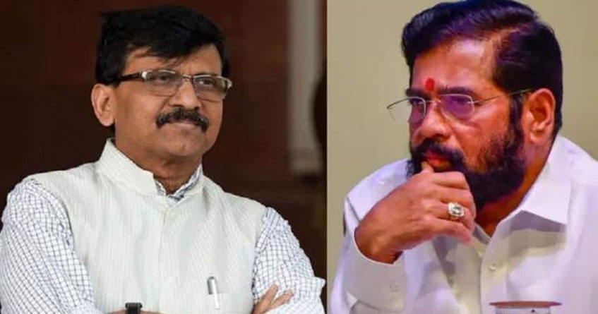 Eknath Shinde Sanjay Raut