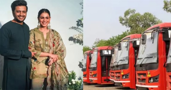 एसटीचे ब्रँड ॲम्बेसिडर म्हणून रितेश–जेनेलिया देशमुख यांची निवड; ‘लालपरी’ला नवे रूप