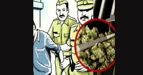 कान्हानमध्ये अमली पदार्थविरोधी मोठी कारवाई; ५.८७ किलो गांजासह दोघे जेरबंद