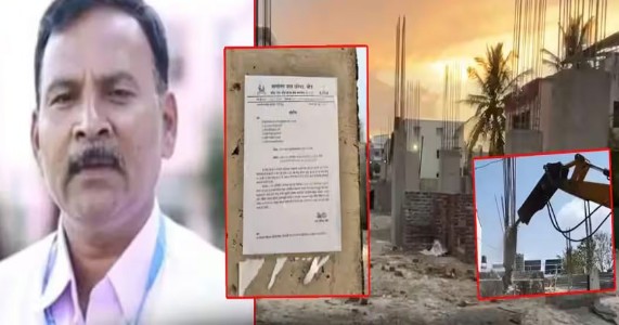 नीट पेपरफुटीतील प्रमुख आरोपीवर प्रशासनाचा बुलडोझर; बीडमधील बेकायदा इमारत पाडण्यास सुरुवात