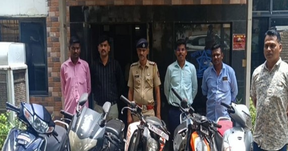 अजनी पोलिसांची कारवाई; वाहनचोरी करणारा सराईत आरोपी जेरबंद, चार दुचाकी हस्तगत