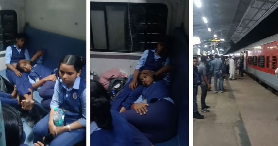 मंगला एक्स्प्रेसमध्ये विद्यार्थ्यांना जेवणातून त्रास? २० जण आजारी; खांडव्यात ट्रेन थांबवून उपचार