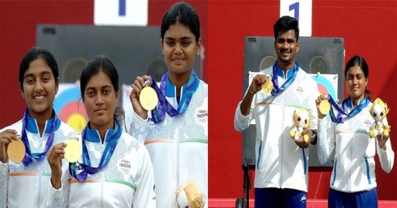 भारताच्या लेकींची सुवर्ण कामगिरी; आशियाई क्रीडा स्पर्धेत दोन गोल्ड मेडलची भर